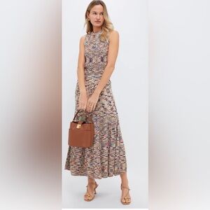 Zimmermann Wylie Crochet Maxi Dress in Multi Size 0-1